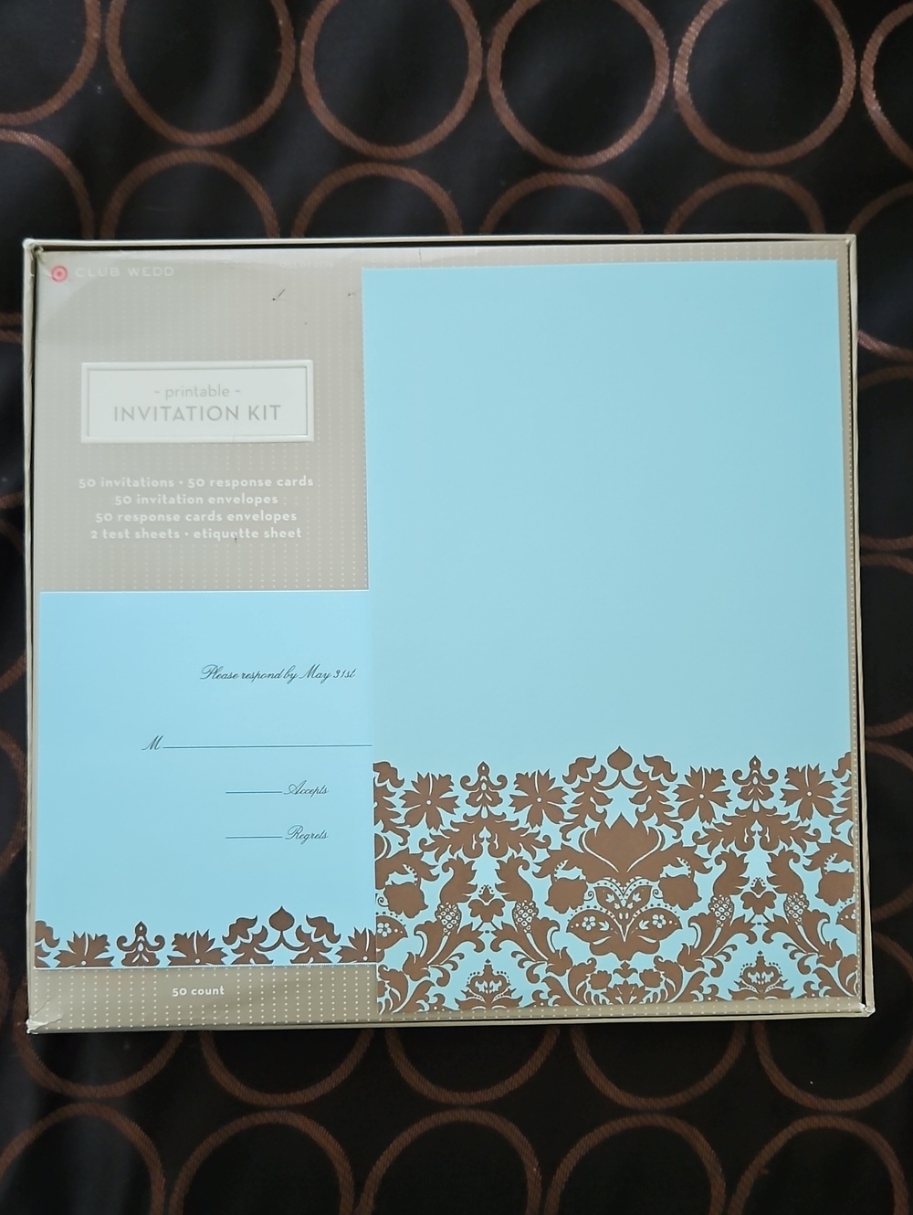 Printable Stationary Wedding Party Invitation Kit